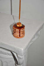 CERAMIC PANCAKE STACK INCENSE HOLDER - Knife Shift