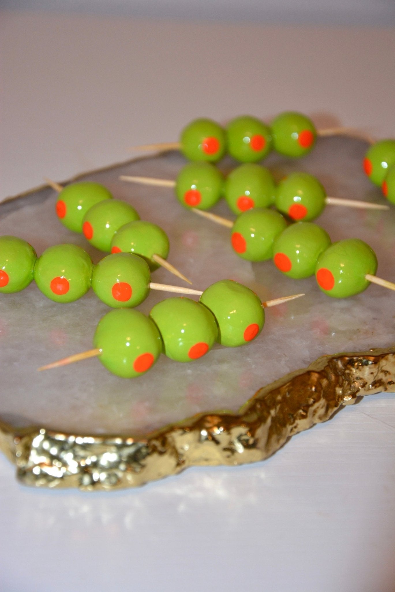 Ceramic Pimento Olives - Set of Three - Thumbnail 3