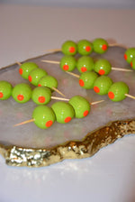 CERAMIC PIMENTO OLIVES - SET OF THREE - Knife Shift
