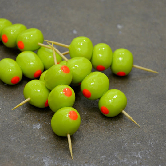 CERAMIC PIMENTO OLIVES - SET OF THREE - Knife Shift