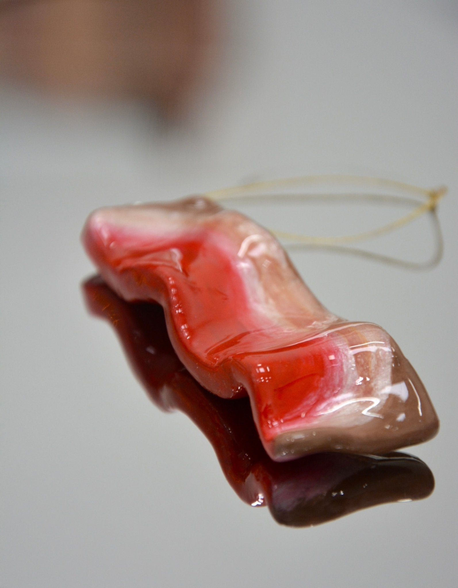 Ceramic Thick-Cut Bacon Ornament - Thumbnail 2