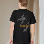 Champagne Wine Map - Pocket T-shirt-T-Shirt-gift ideas for foodies-Knife Shift