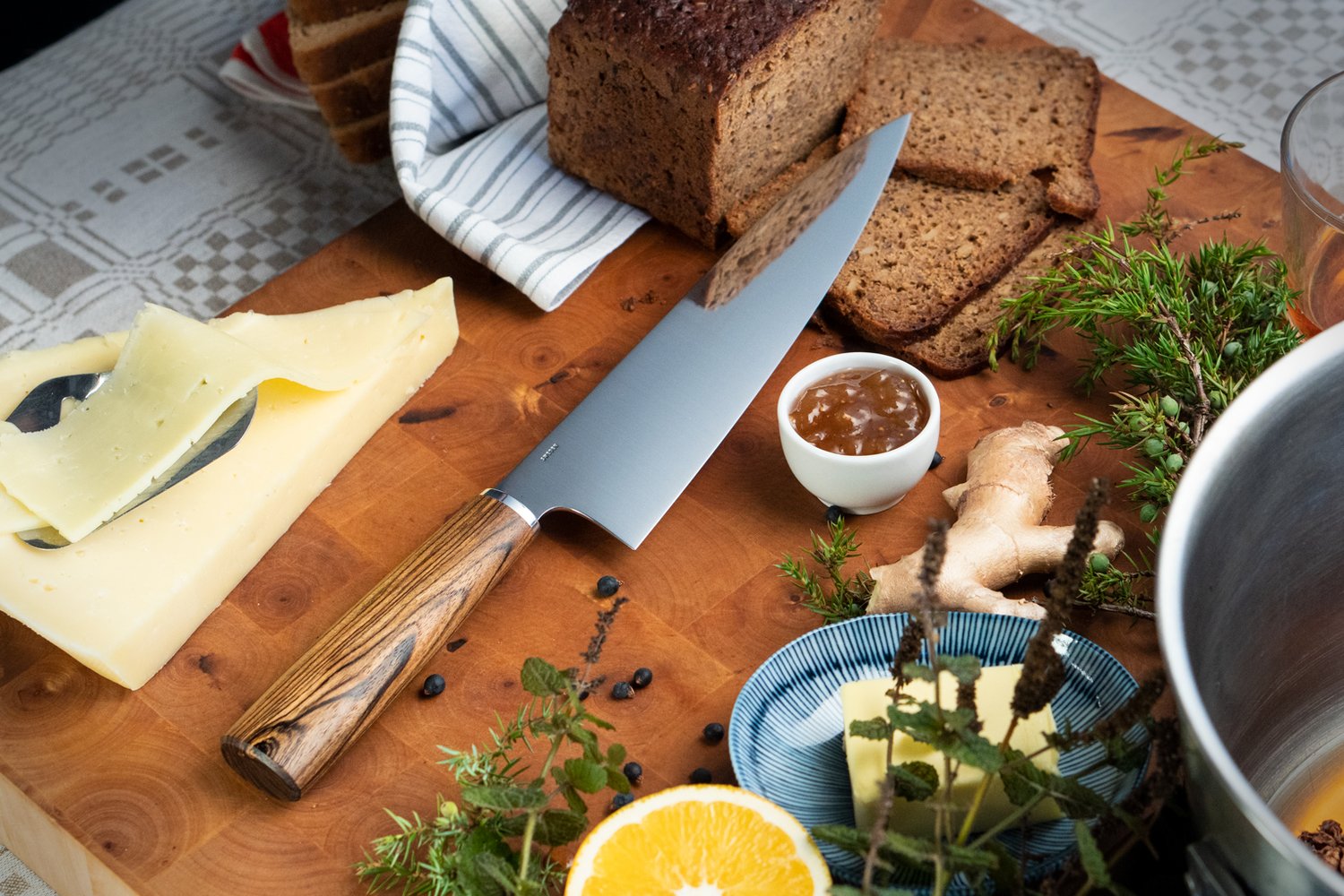 A&C Chef Knife - Bocote - Knife Shift