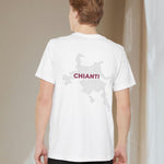 Chianti Wine Map - Pocket T-shirt-T-Shirt-gift ideas for foodies-Knife Shift