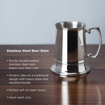 Stainless Steel Beer Stein - Knife Shift