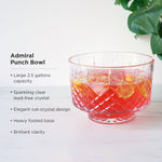 Admiral Crystal Punch Bowl - Knife Shift