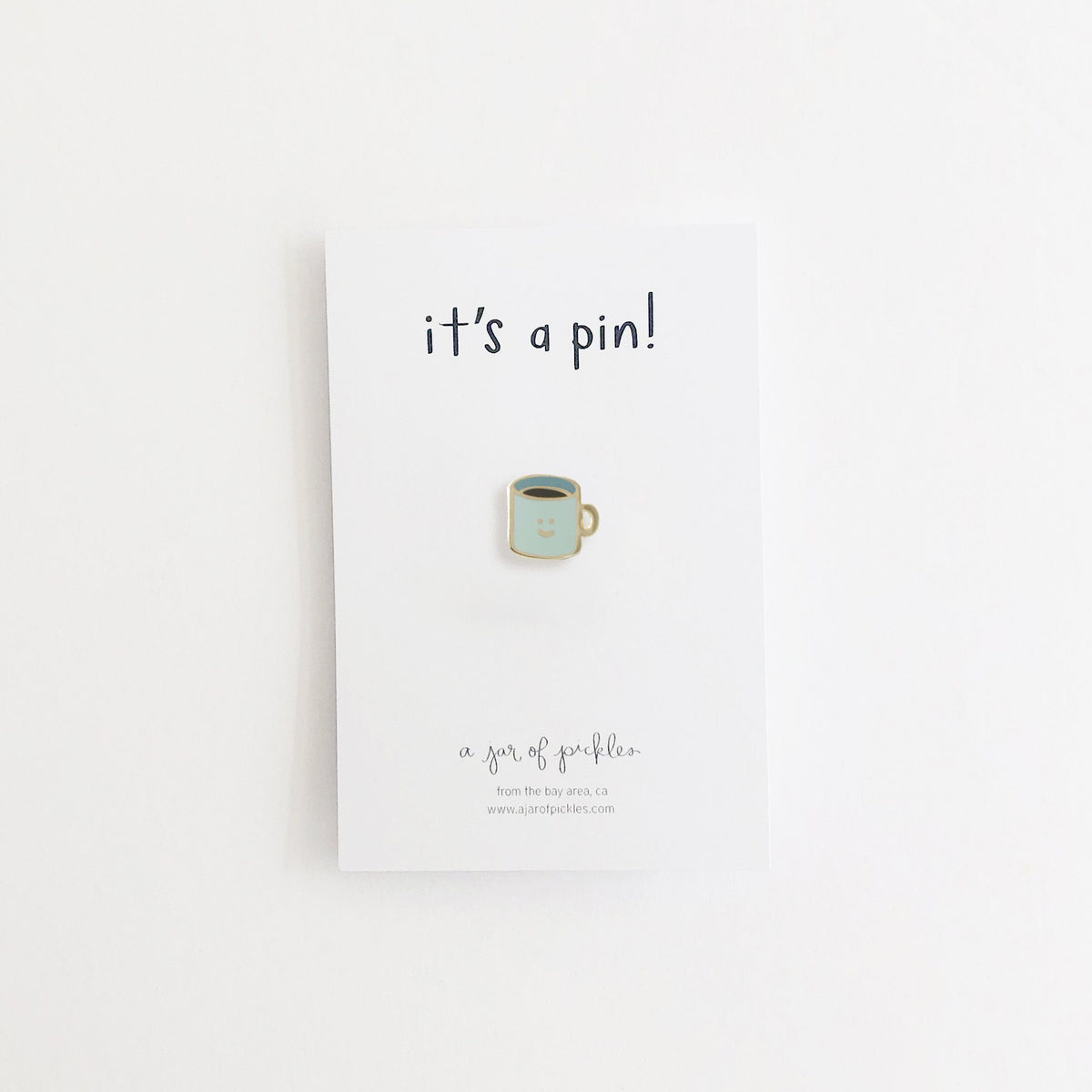 Coffee Cup Pin - Knife Shift