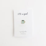 Coffee Cup Pin - Knife Shift