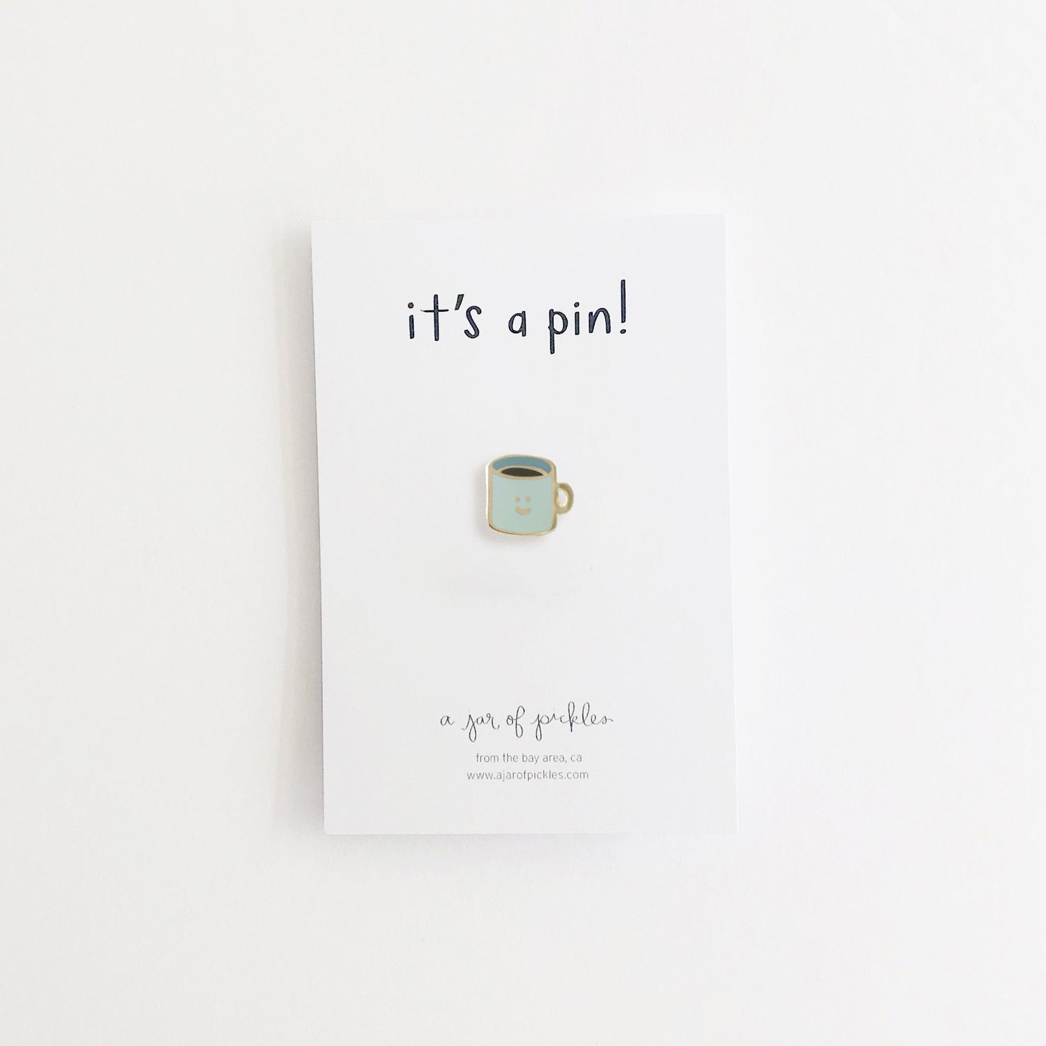 Coffee Cup Pin - Knife Shift