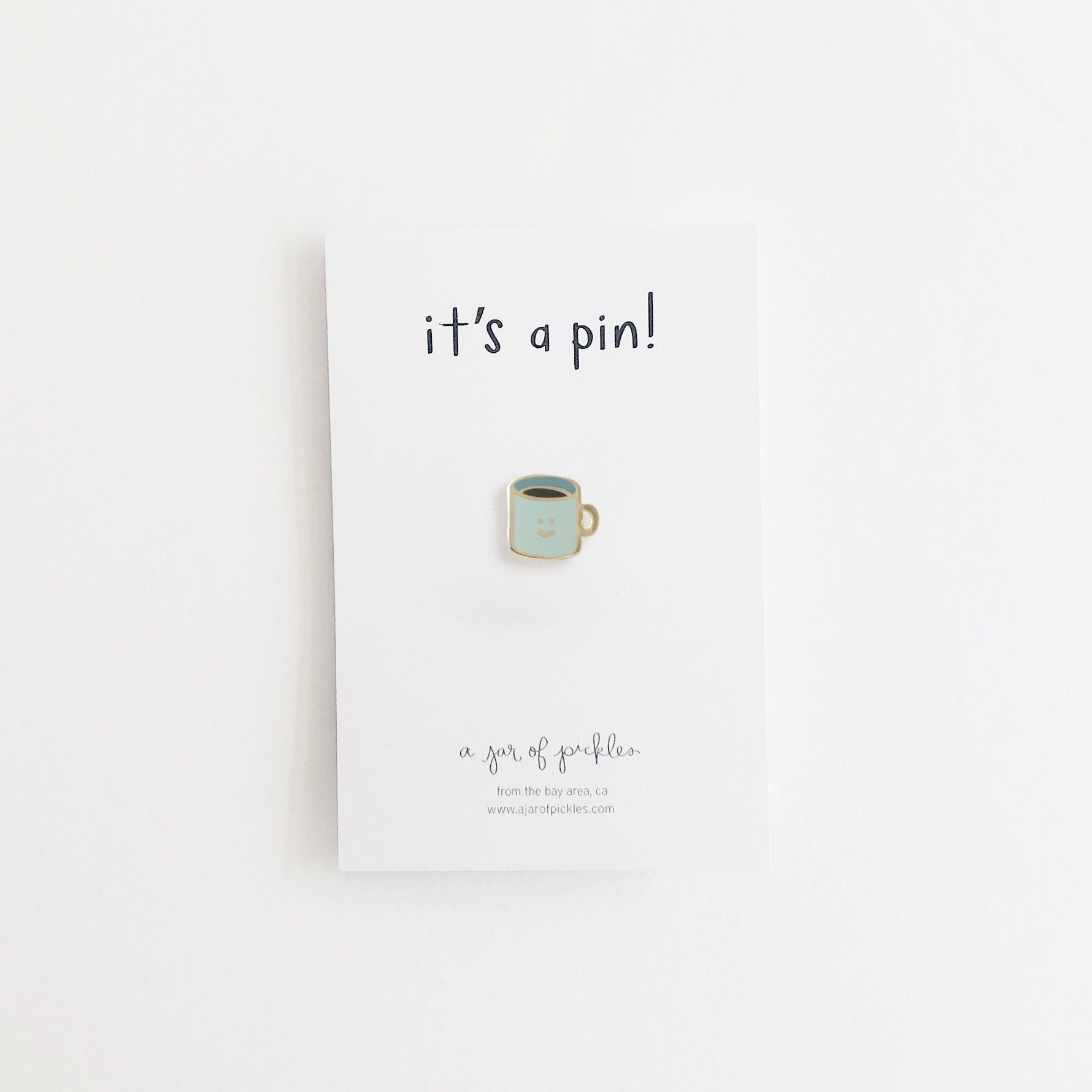 Coffee Cup Pin - Knife Shift