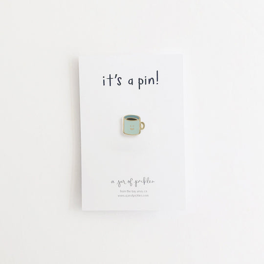 Coffee Cup Pin - Knife Shift
