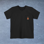 Cognac Map - Pocket T-shirt-T-Shirt-gift ideas for foodies-Knife Shift