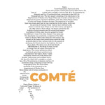 Comté Cheese Map - Midweight Hoodie-Hoodie-gift ideas for foodies-Knife Shift