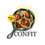 Confit Technique - Hoodie-Hoodie-gift ideas for foodies-Knife Shift