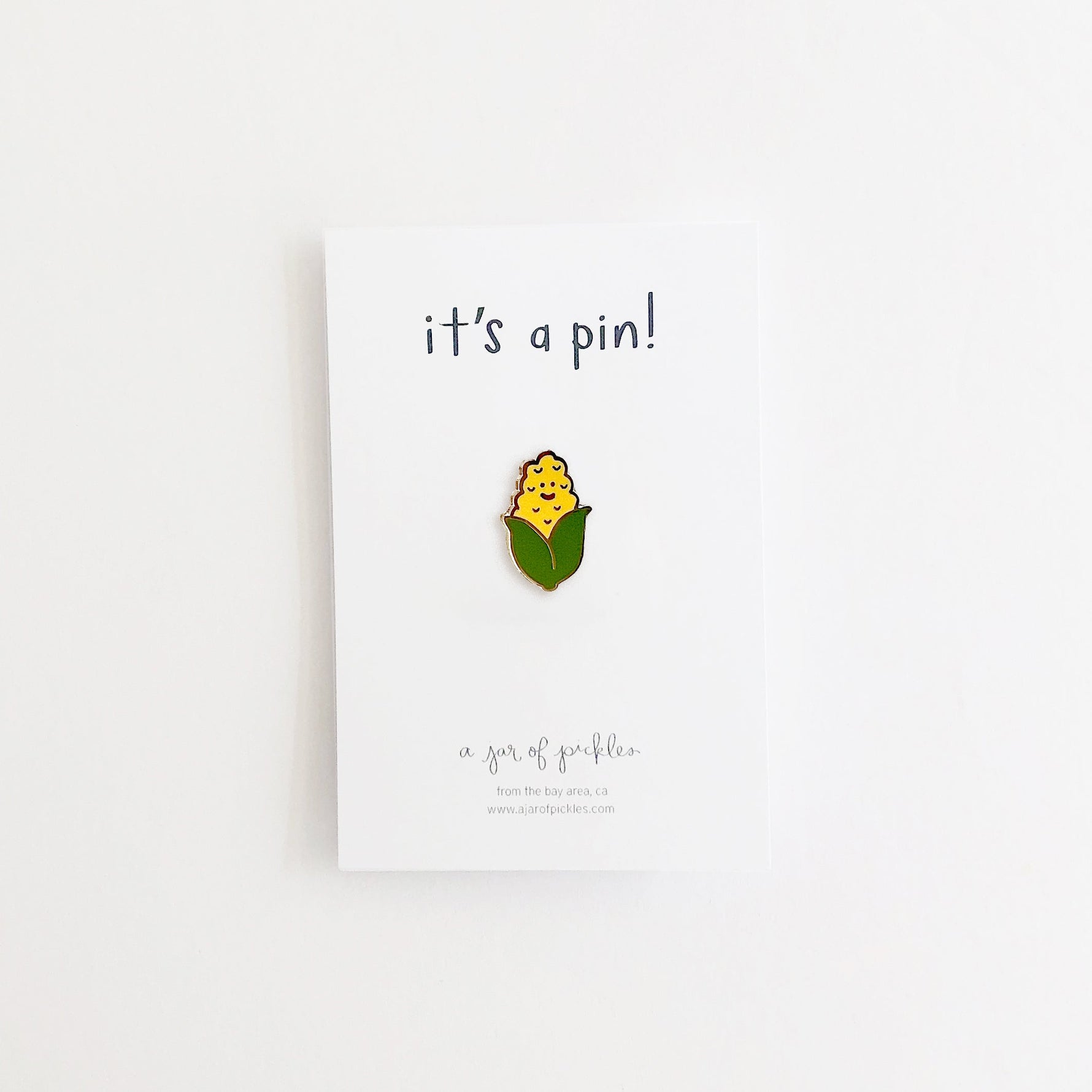 Corn Vegetable Pin - Knife Shift