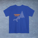 Cornish Pasty Map - Pocket T-shirt-T-Shirt-gift ideas for foodies-Knife Shift