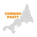 Cornish Pasty Map - Pocket T-shirt-T-Shirt-gift ideas for foodies-Knife Shift