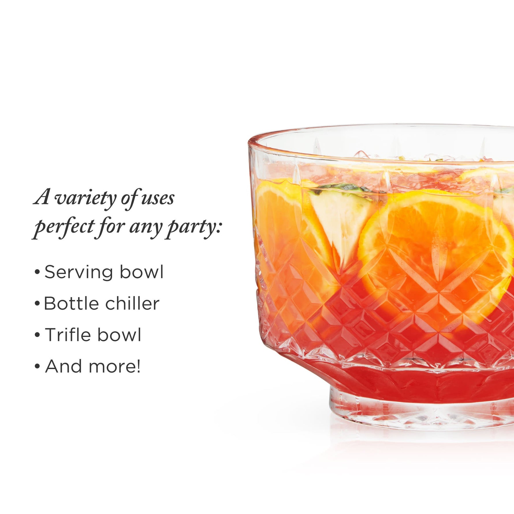 Admiral Crystal Punch Bowl - Knife Shift