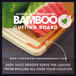 CWG XL Bamboo Cutting Board with juice groove FREE DELIVERY - Knife Shift