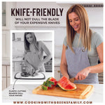 CWG XL Bamboo Cutting Board with juice groove FREE DELIVERY - Knife Shift