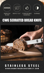 CWG Bread\Meat Knife - Knife Shift