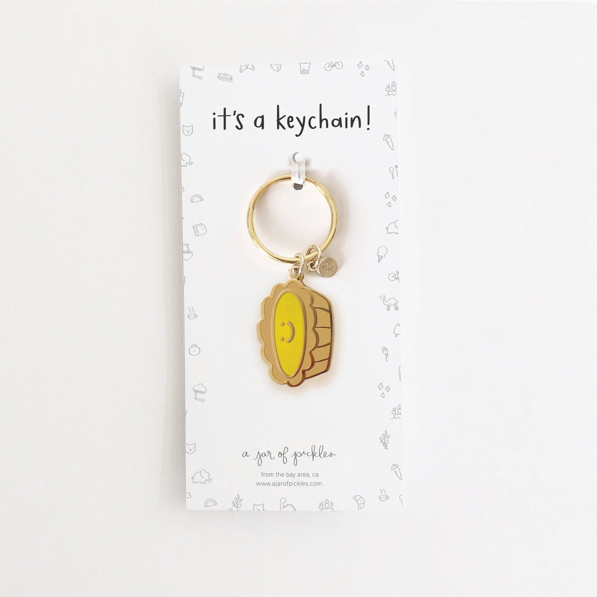 Dan Tat Egg Tart Keychain - Knife Shift