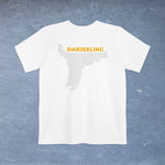 Darjeeling Tea Map - Pocket T-shirt-T-Shirt-gift ideas for foodies-Knife Shift