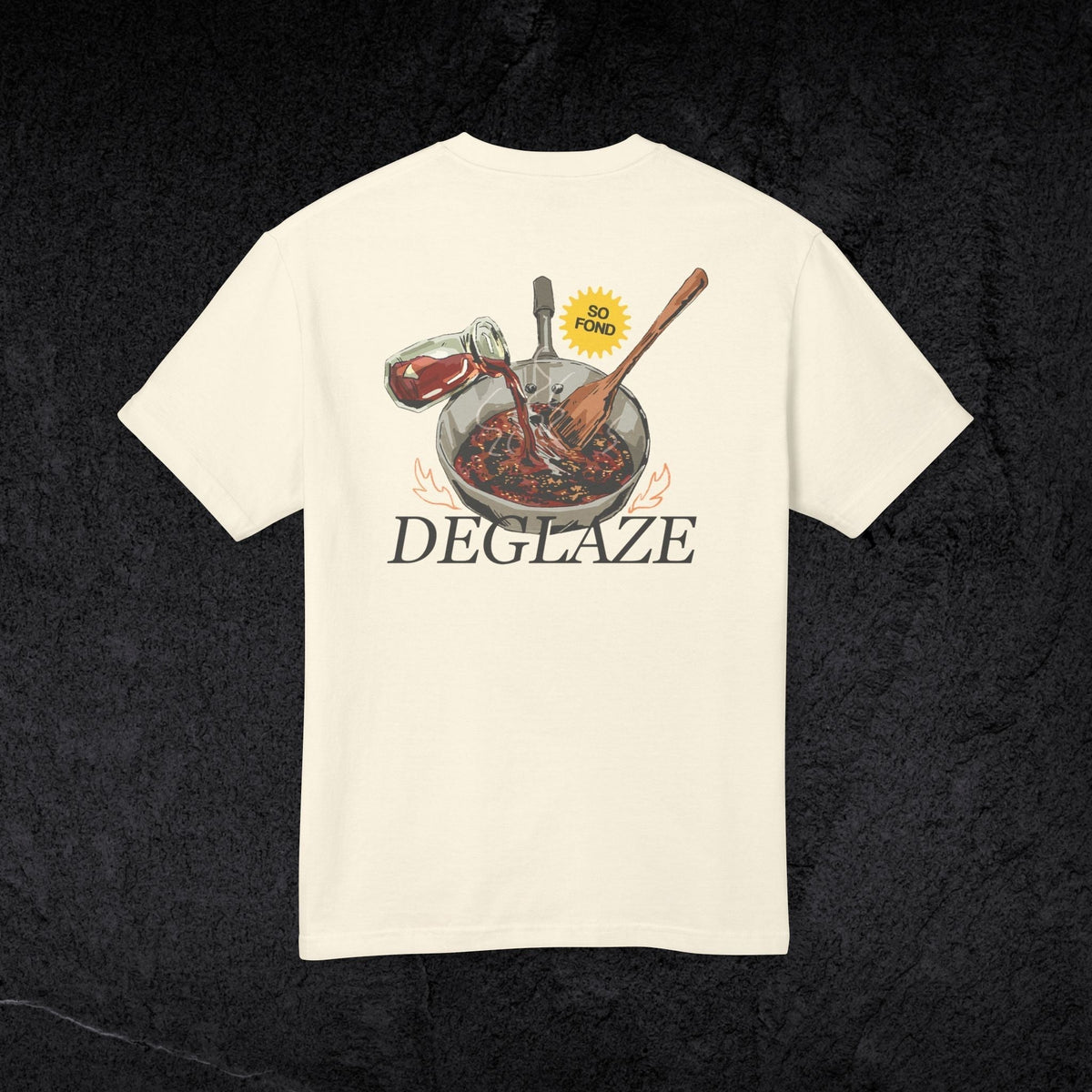 Deglaze Technique - Unisex Heavyweight T-shirt-T-Shirt-gift ideas for foodies-Knife Shift