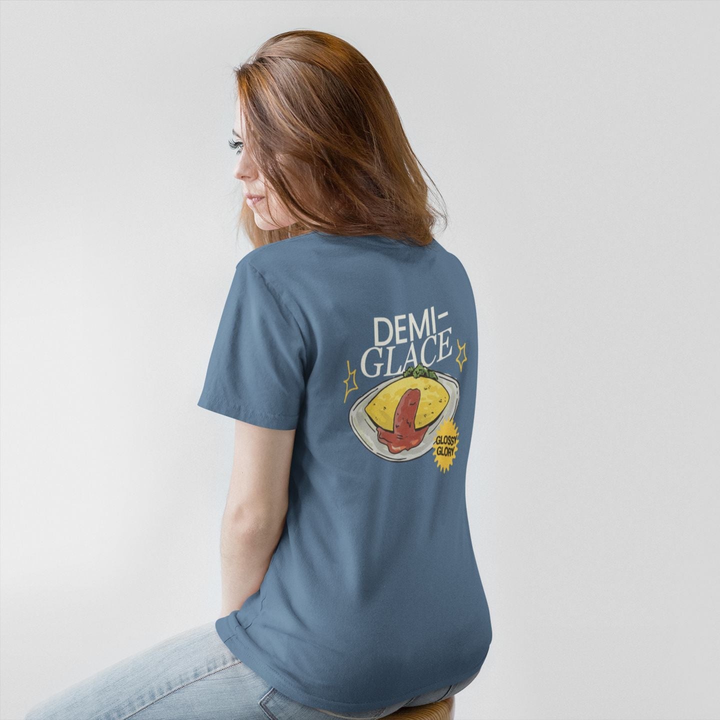 Demi-glace Technique - Unisex Heavyweight T-shirt-T-Shirt-gift ideas for foodies-Knife Shift