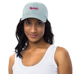 THE SMITH Cotton "Rosé The Day Away" Denim Hat - Knife Shift