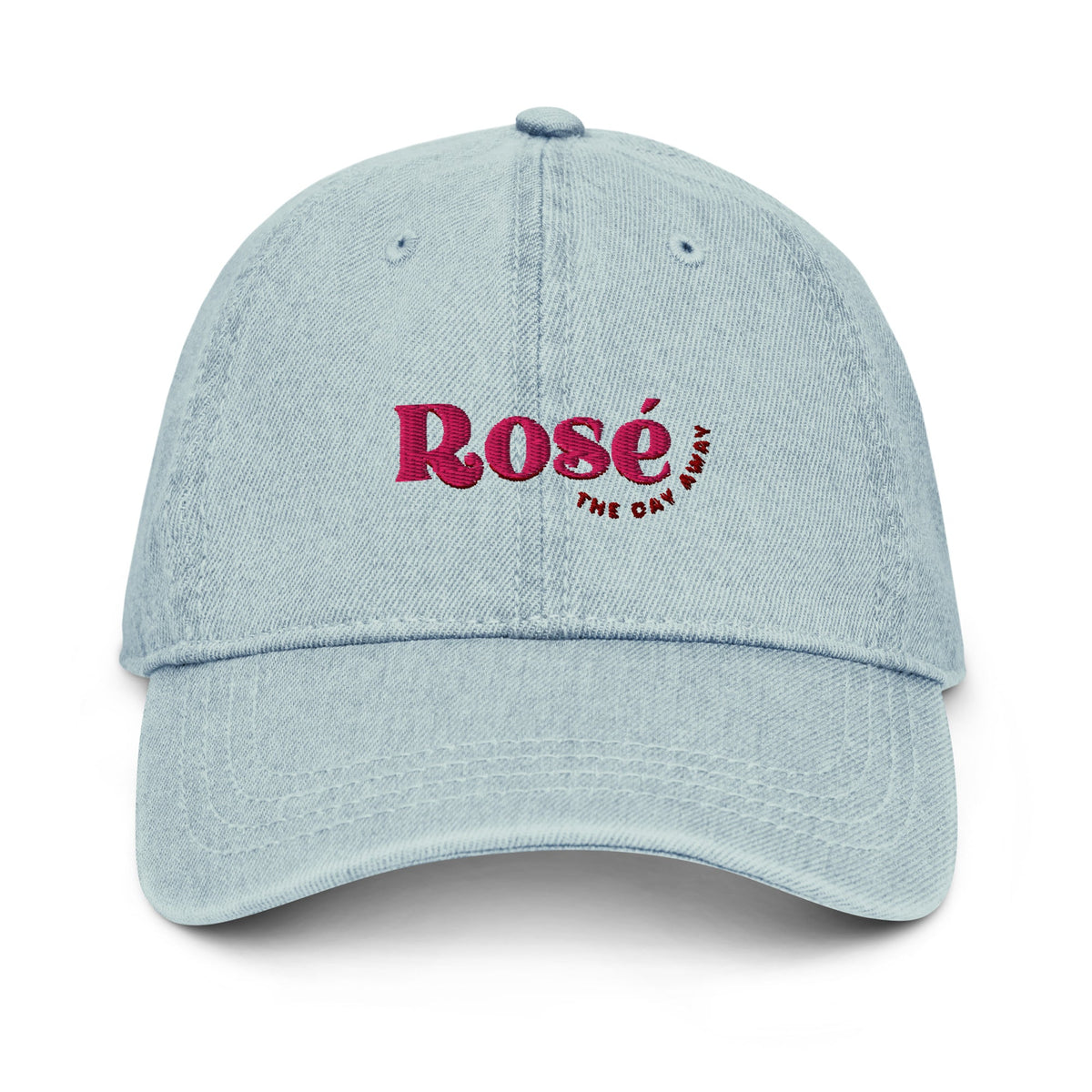 THE SMITH Cotton "Rosé The Day Away" Denim Hat - Knife Shift