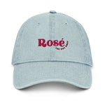 THE SMITH Cotton "Rosé The Day Away" Denim Hat - Knife Shift