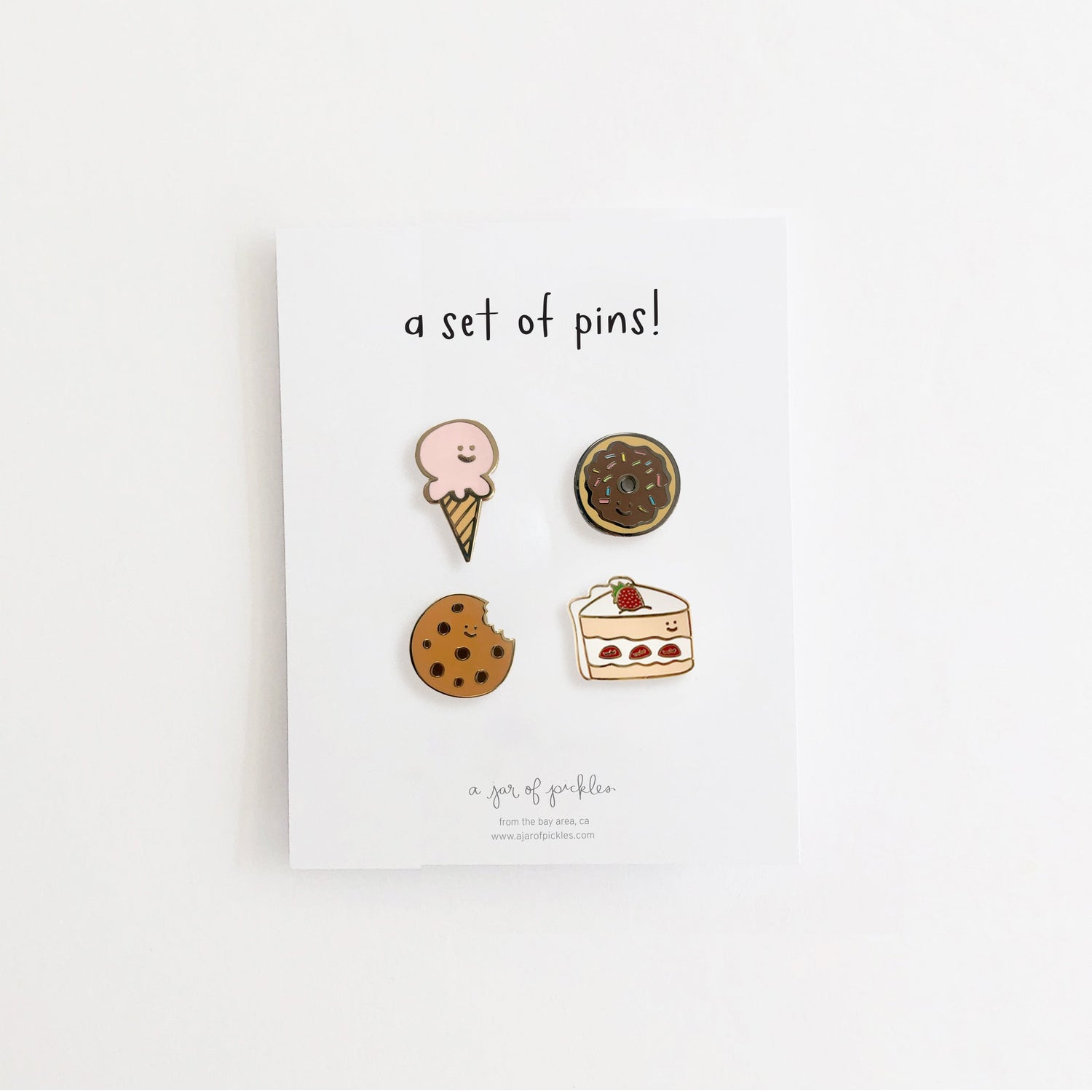 Dessert Pin Set of 4 - Knife Shift