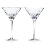 Admiral Crystal Martini Glasses - Knife Shift