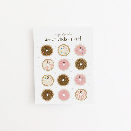 Donut Sticker Sheet - Knife Shift