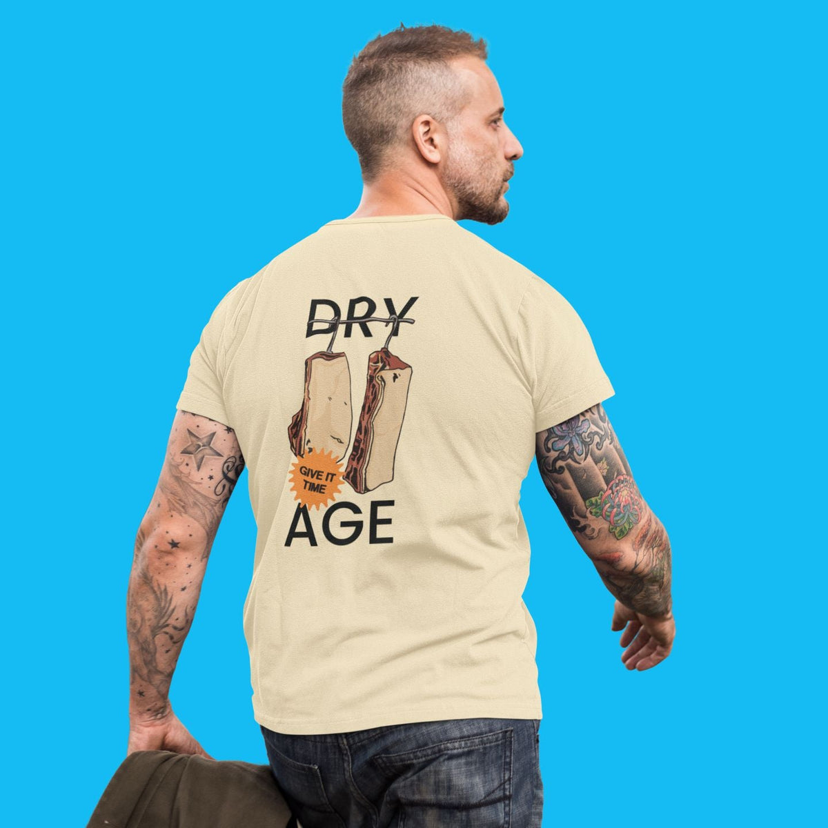 Dry Age Technique - Unisex Heavyweight T-shirt-T-Shirt-gift ideas for foodies-Knife Shift