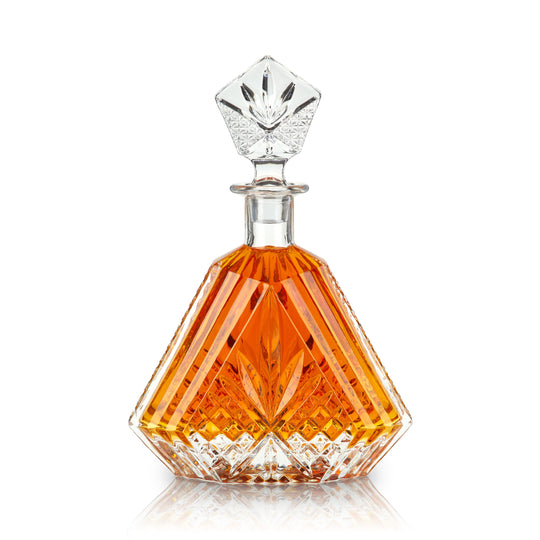 Admiral Crystal Irish Cut Whiskey Decanter - Knife Shift