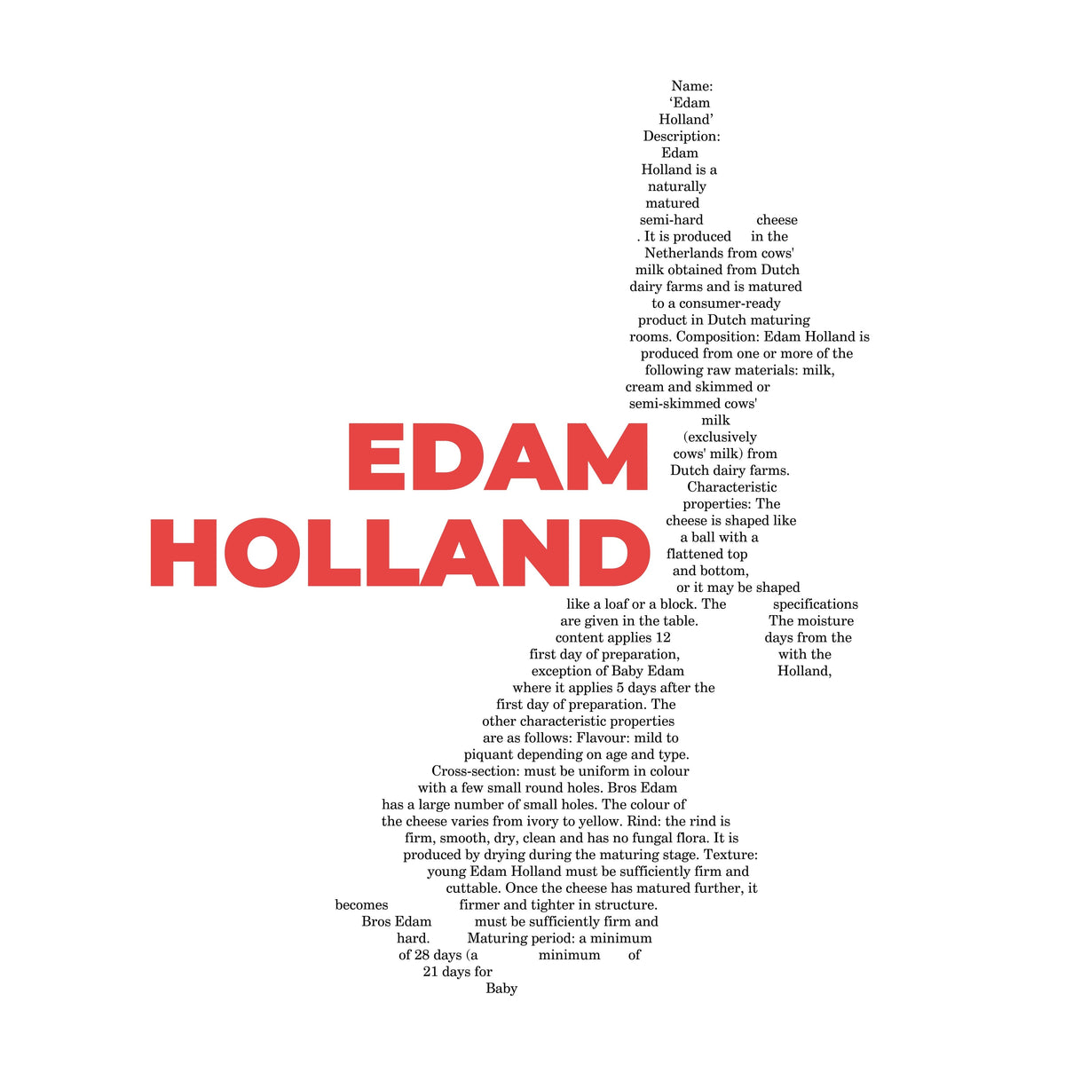 Edam Holland Cheese Map - Midweight Hoodie-Hoodie-gift ideas for foodies-Knife Shift