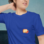 Edam Holland Cheese Map - Pocket T-shirt-T-Shirt-gift ideas for foodies-Knife Shift