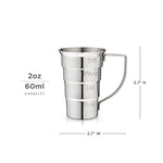 Stainless Steel Stepped Jigger - Knife Shift