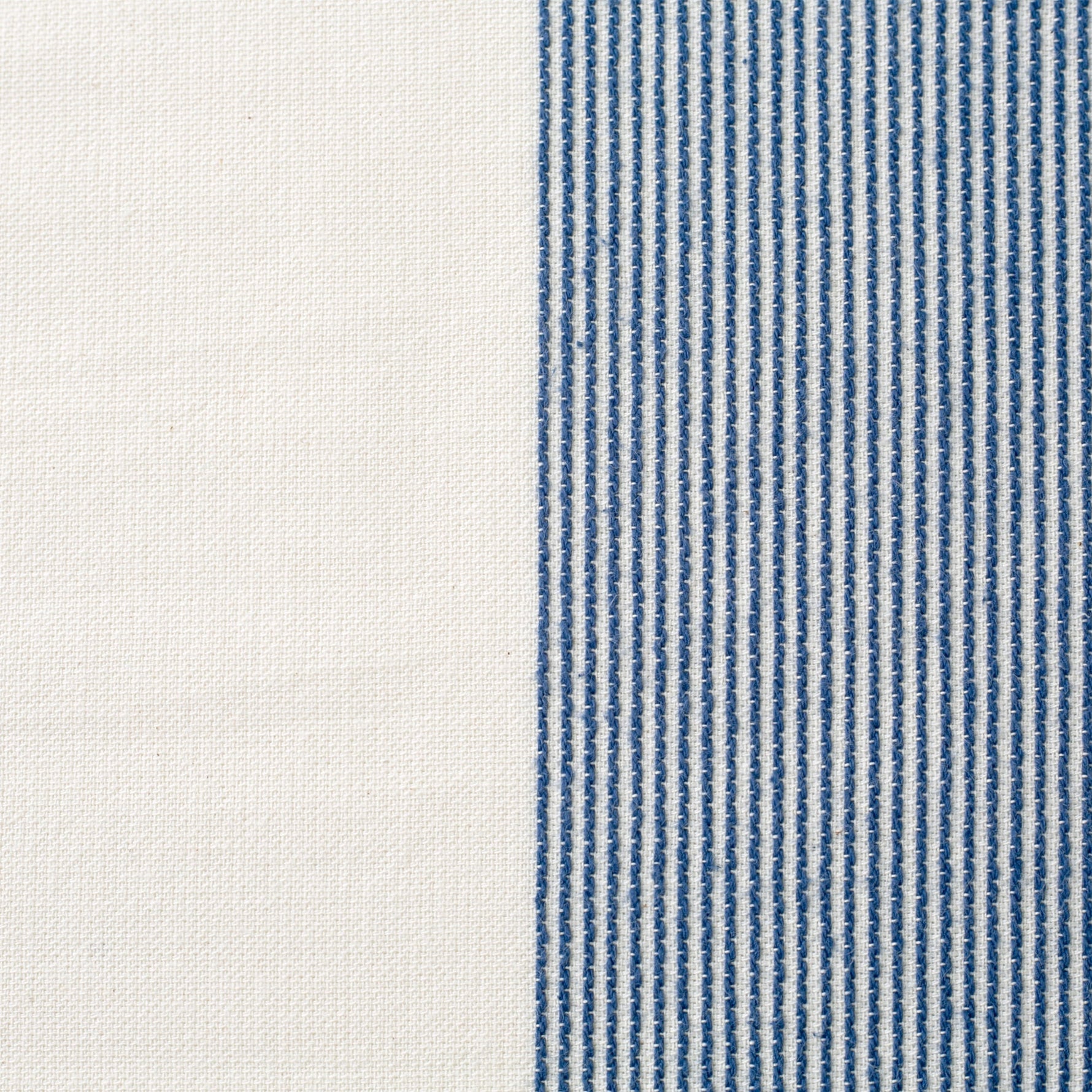 The Stripe Collection Tablecloth Natural & Elderberry - Knife Shift