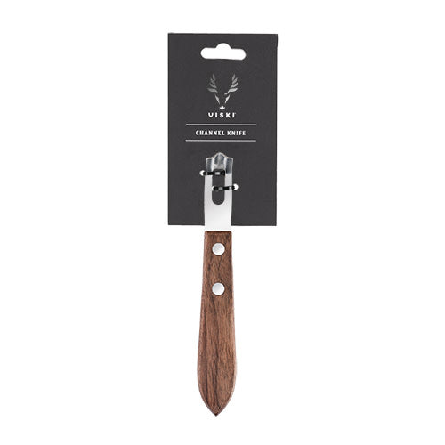 Professional Channel Knife with Walnut Wood Handle - Knife Shift