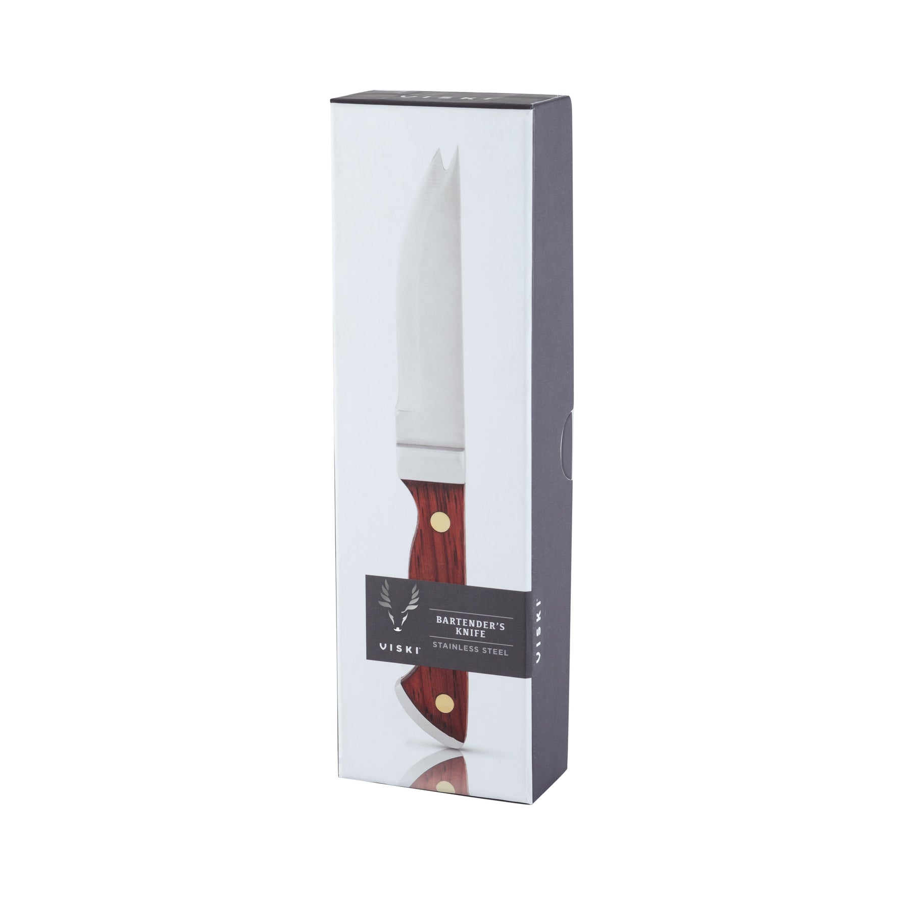 Professional Bartender Knife with Acacia Wood Handle - Knife Shift