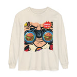 Eyes on Burger - Food Pop Art Long Sleeve Tee-Long-sleeve-gift ideas for foodies-Knife Shift