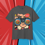 Eyes on Burger - Food Pop Art Unisex Tee-T-Shirt-gift ideas for foodies-Knife Shift