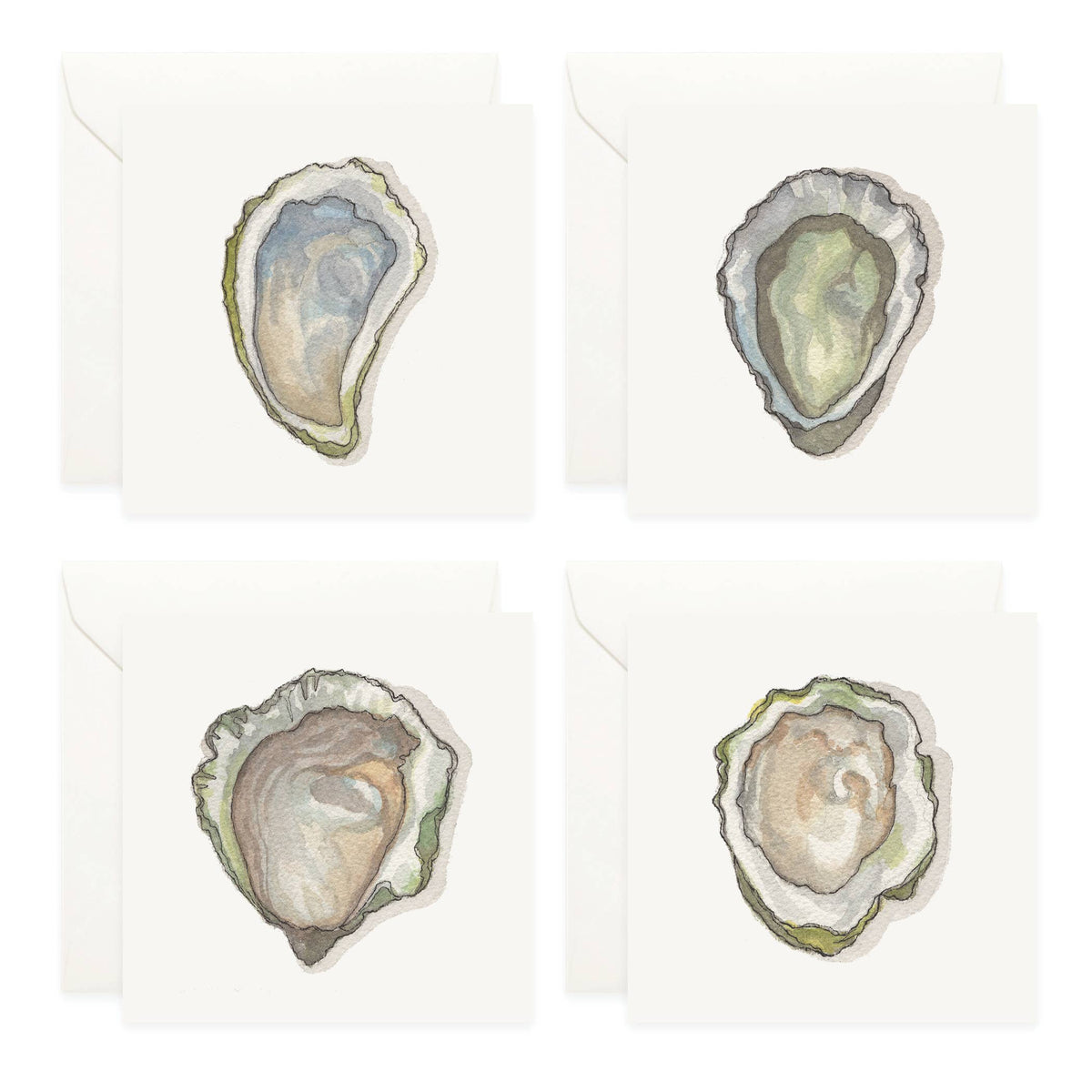 Mini Cards Set / Oysters - Knife Shift