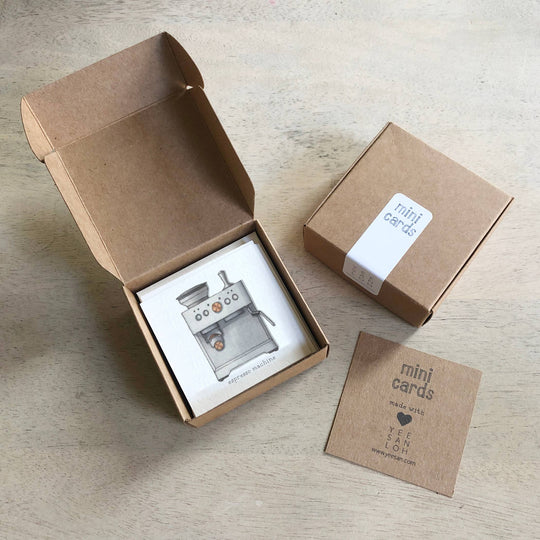 Mini Cards Set / Coffee Brewing - Knife Shift