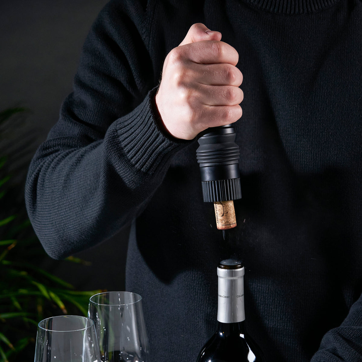 Alchemi CO2 Cork Remover - Knife Shift