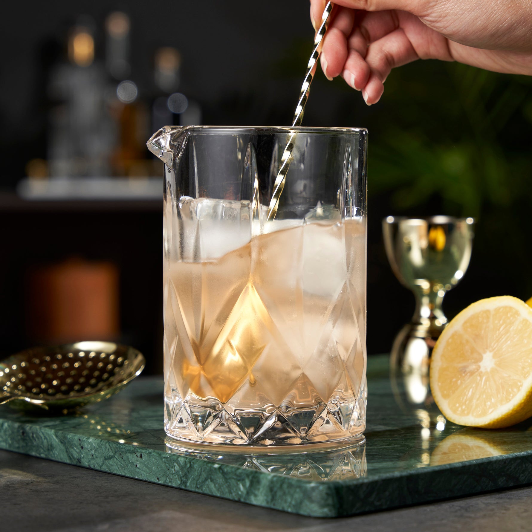 Admiral Crystal Mixing Glass - Knife Shift