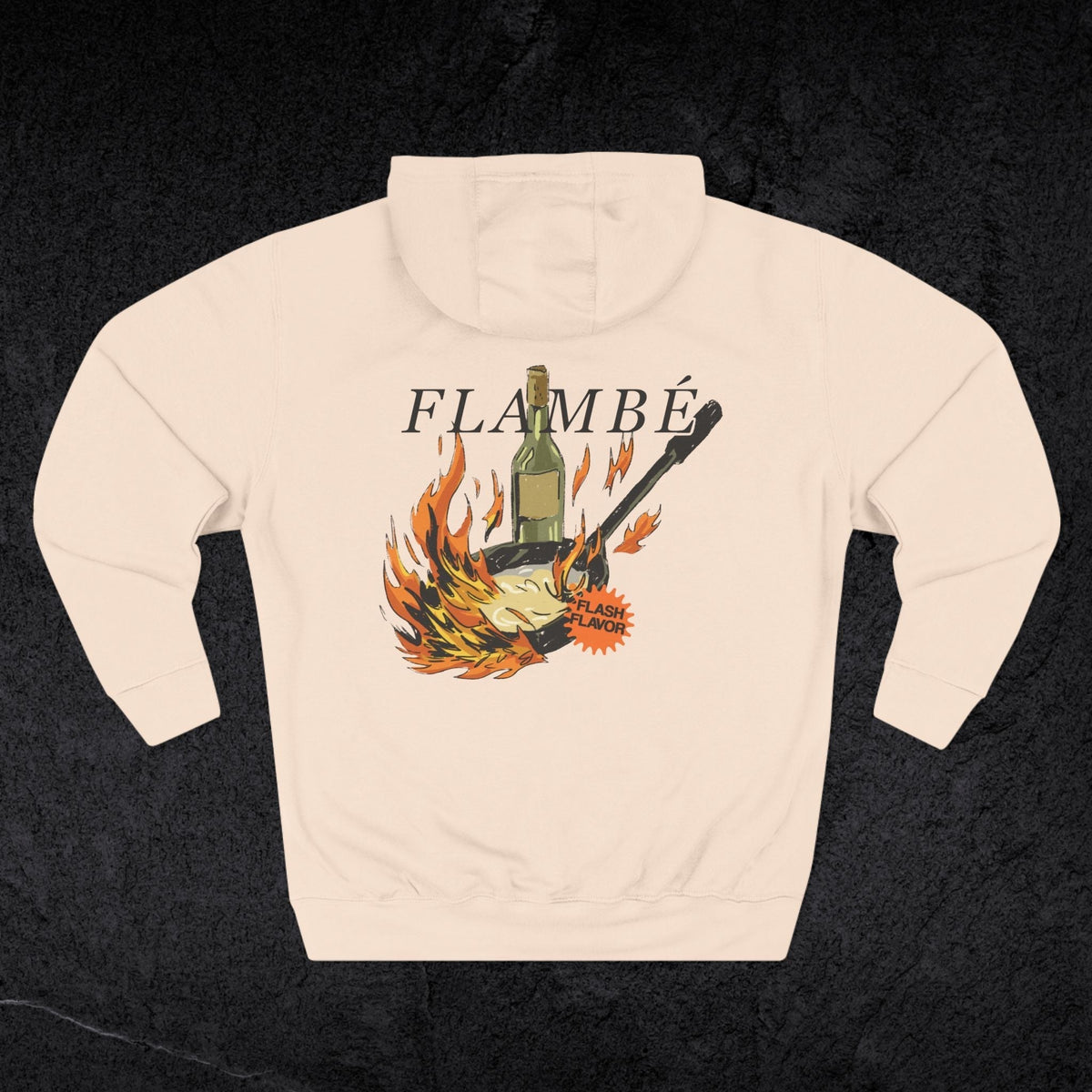 Flambé Technique - Hoodie-Hoodie-gift ideas for foodies-Knife Shift